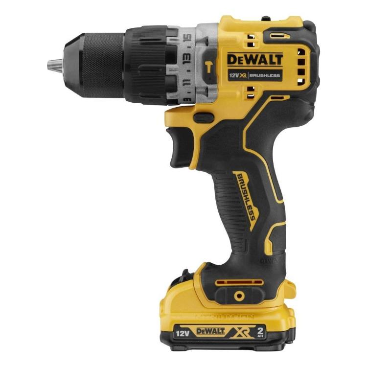 Akumulatorski udarni vrtalnik/vijačnik DeWalt DCD706D2 12V, 2 Ah