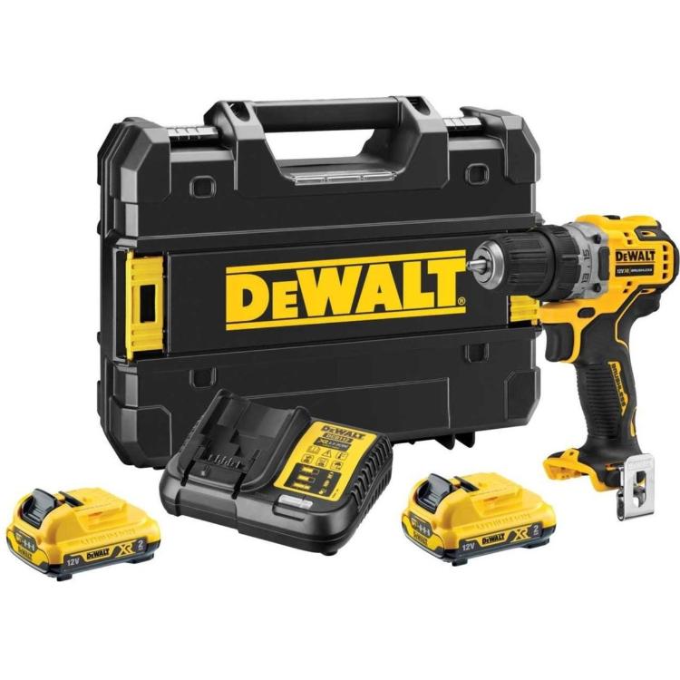 Akumulatorski udarni vrtalnik/vijačnik DeWalt DCD706D2 12V, 2 Ah