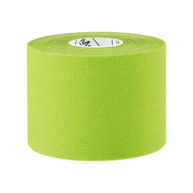 Zelen kineziološki trak Mediblink M135 v roli, širine 5 cm in dolžine 5 m za športno uporabo.