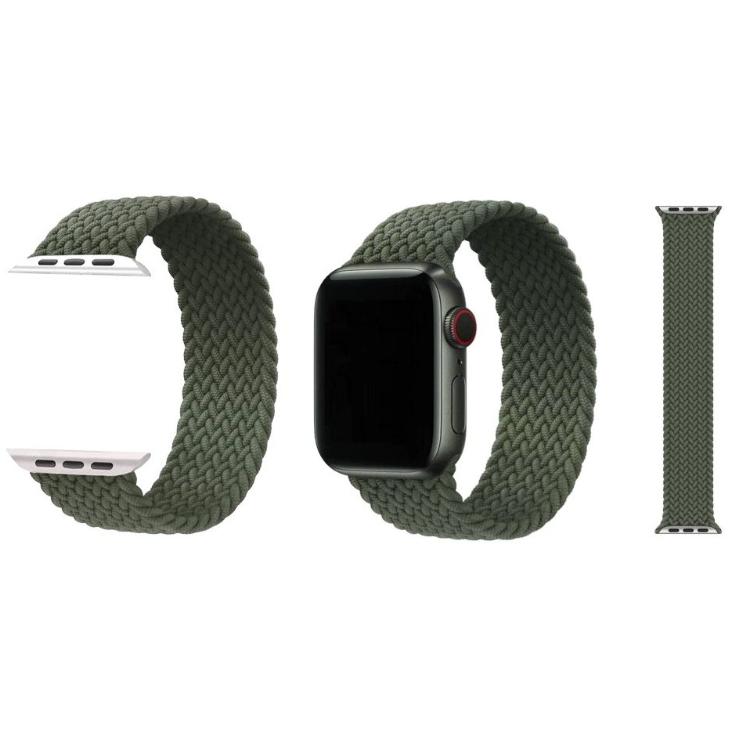 Najlonski pašček Chic (vel.L) za Apple Watch (38/40/41 mm), zelen, dolžina 16 cm_1