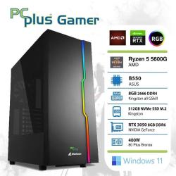 Gaming računalnik PCPLUS Gamer Ryzen 5 5600G 8GB 512GB