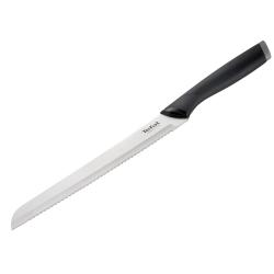 Tefal Comfort nož za kruh z nazobčanim inox rezilom in ergonomskim črnim ročajem