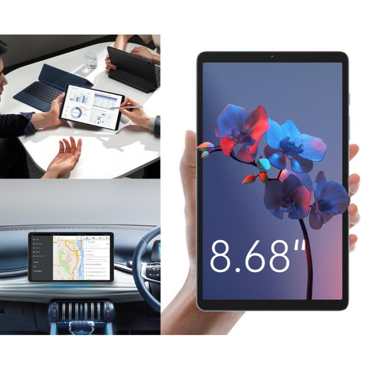Tablični računalnik BlackView TAB 60, 3v1, 8.68", 4G-LTE, 6GB+128GB, IPS HD+, Android 13, WIFI, Bluetooth, GPS, priložen ovitek, siv (Iron Gray)