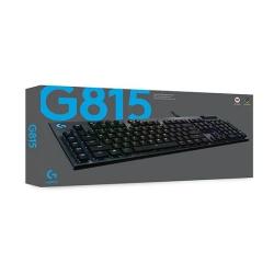 Tipkovnica mehanska Logitech G815 LightSync, RGB, gaming, črna