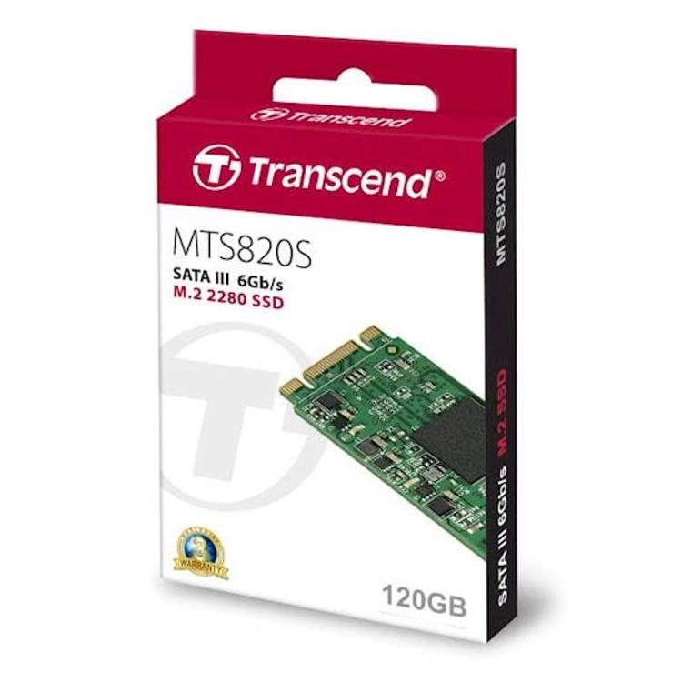 SSD Transcend MTS820S M.2 120GB 2280, 550/420MB/s, 3D TLC, SATA3 6GB/s_1