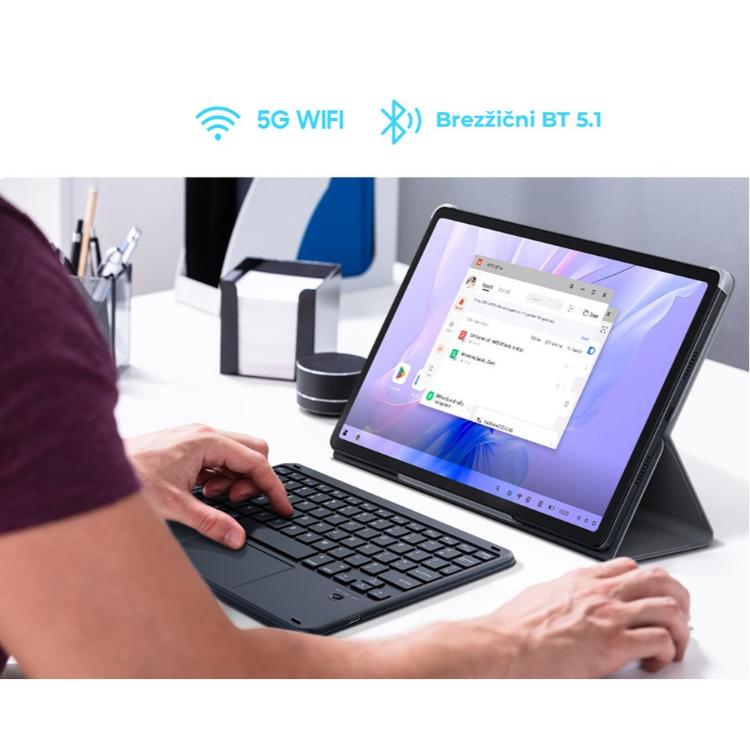 Tablični računalnik BlackView Mega 1, 11.5", 5G, 12GB+256GB, IPS Full HD+, Android 13, WiFi 5, Bluetooth 5.1, GPS, zvočniki, +pisalo, +ovitek, vijoličen