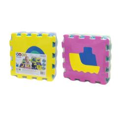 Puzzle- plošče iz pene Unikatoy Baby- vozila, 9 kosov