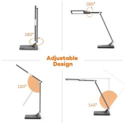 Namizna svetilka TaoTronics TT-DL16 touch control, siva