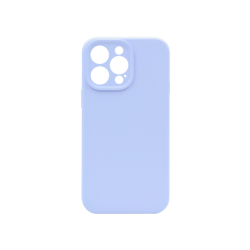 Silikonski ovitek (liquid silicone) za Apple iPhone 15 Pro Max, Soft, svetlo modra