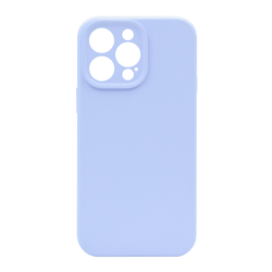 Silikonski ovitek (liquid silicone) za Apple iPhone 15 Pro Max, Soft, svetlo modra