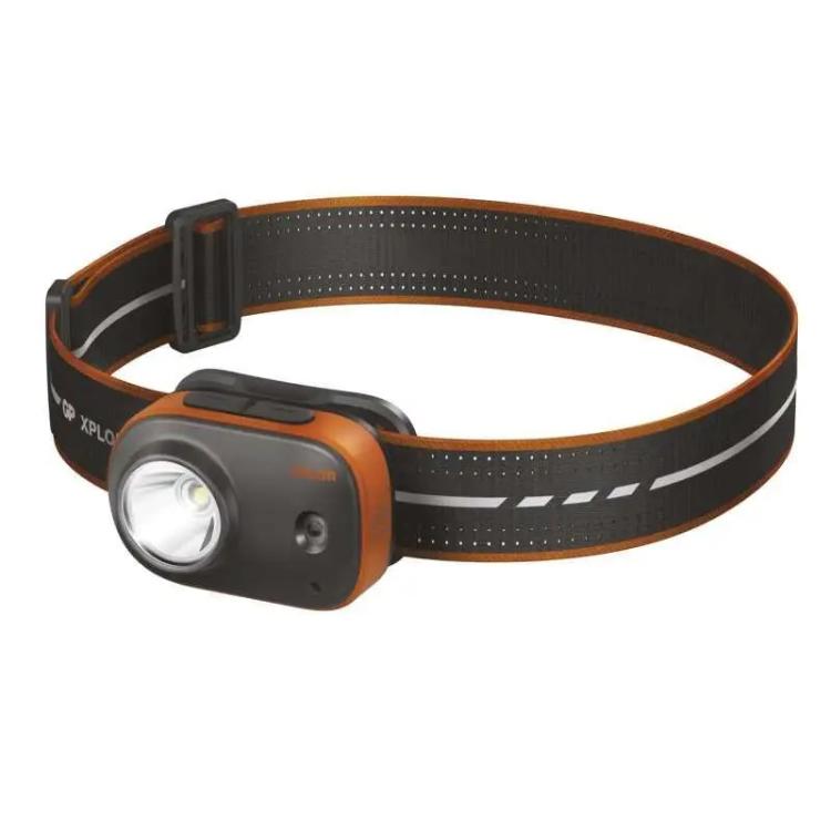 Naglavna polnilna LED svetilka GP Xplor PHR16, 300 lm
