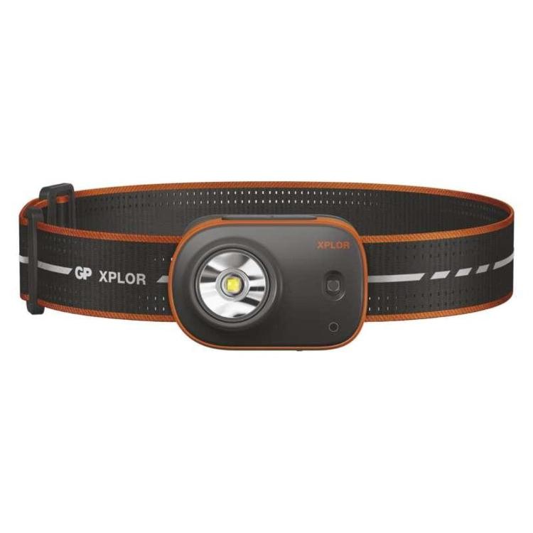 Naglavna polnilna LED svetilka GP Xplor PHR16, 300 lm
