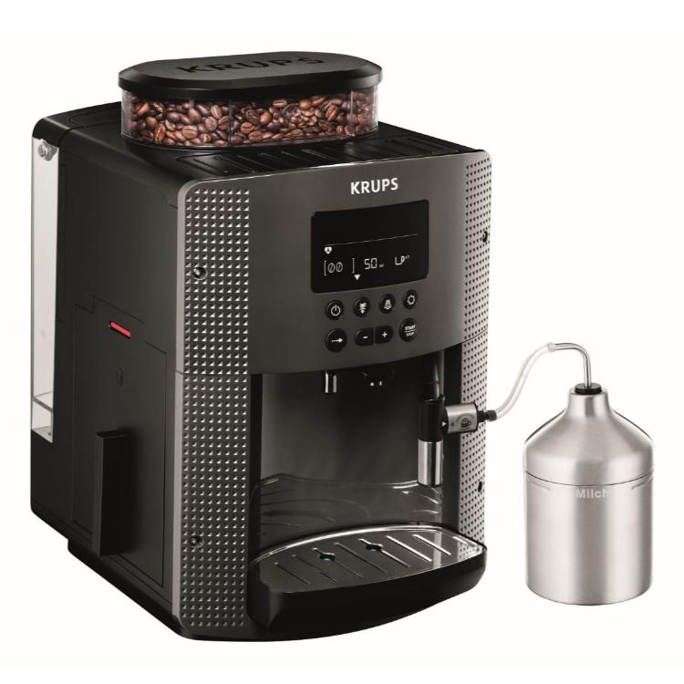 Kavni aparat Krups, Automatic Espresso Essential EA816B70 z penilec mleka XS6000, grey_2