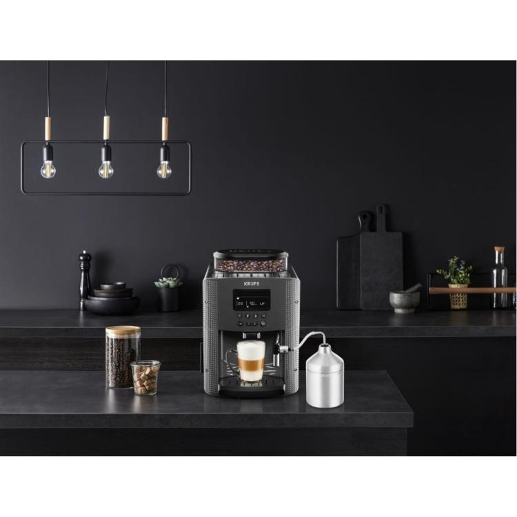 Kavni aparat Krups, Automatic Espresso Essential EA816B70 + penilec mleka XS6000, grey