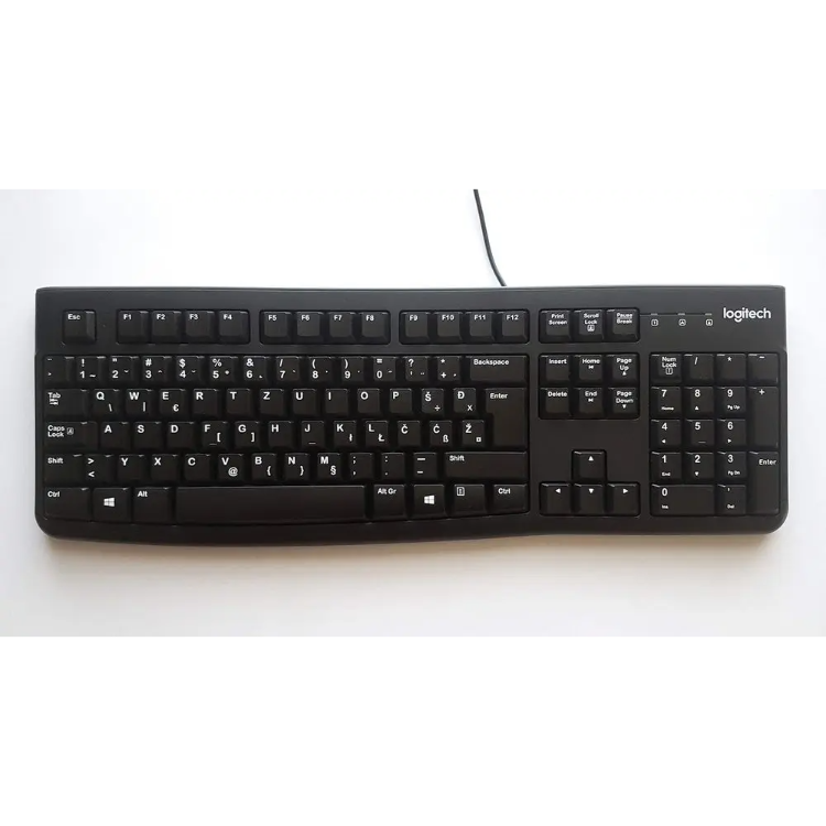 Tipkovnica Logitech K120 USB, črna