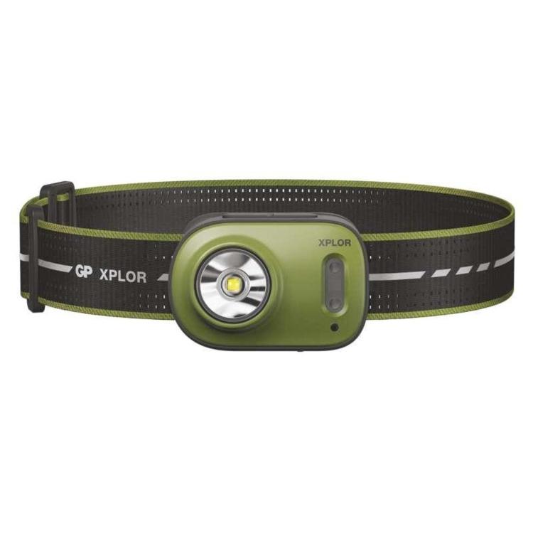 Naglavna polnilna LED svetilka GP Xplor PHR17, 500 lm