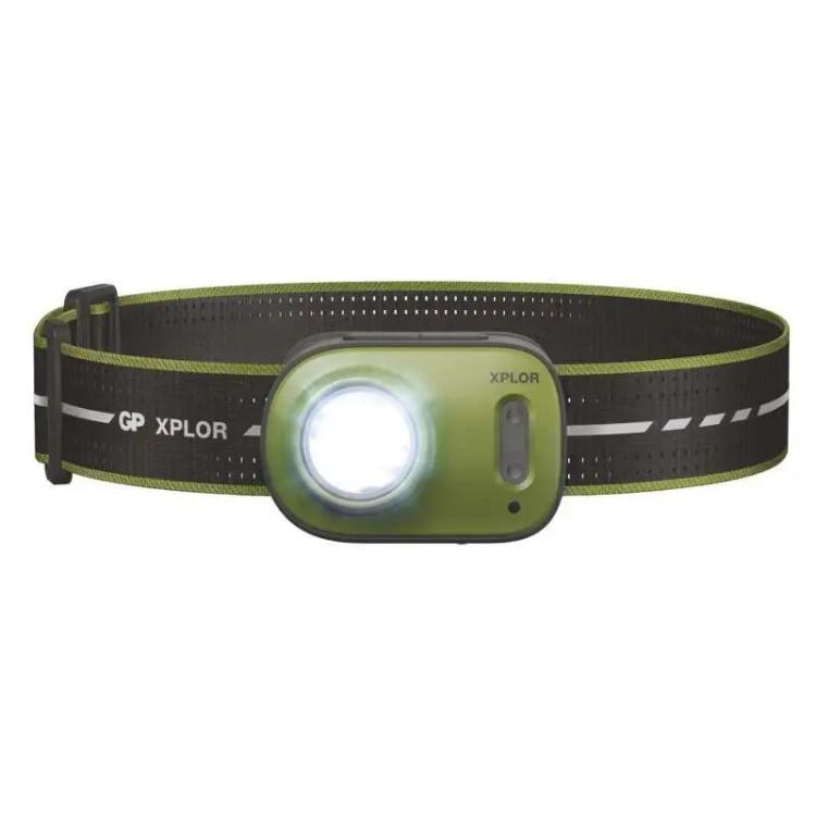 Naglavna polnilna LED svetilka GP Xplor PHR17, 500 lm