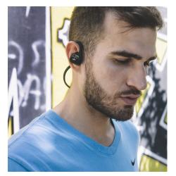 Športne slušalke Puro ACTION, Bluetooth, z gumbom, sive_2