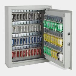 Omarica za ključe z elektronskim kodnim zaklepanjem omogoča varno in pregledno shranjevanje večjega števila ključev.