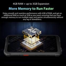 Pametni robustni telefon Blackview BV5300 PRO, 4/64 GB, oranžen