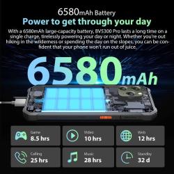 Pametni robustni telefon Blackview BV5300 PRO, 4/64 GB, oranžen