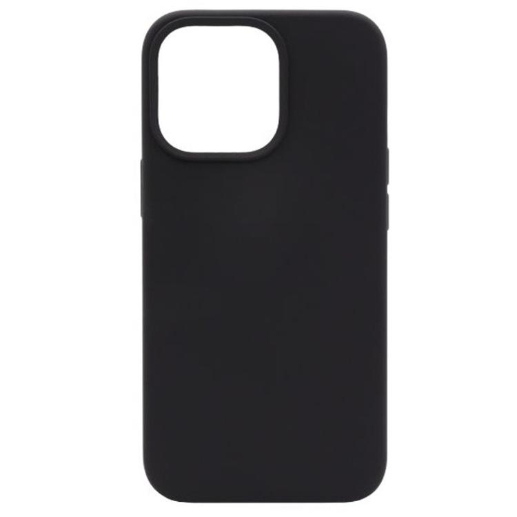 Apple iPhone 13 Pro Max, silikonski ovitek (liquid silicone), soft, črn