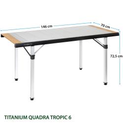 Miza za kampiranje Brunner TITANIUM QUADRA TROPIC 4 0406095N