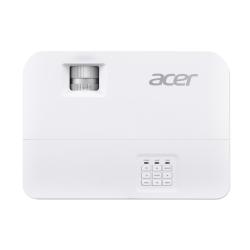 Acer bel projektor z zgornjimi gumbi, kolescem za nastavitev slike in vidnim logotipom na ohišju.