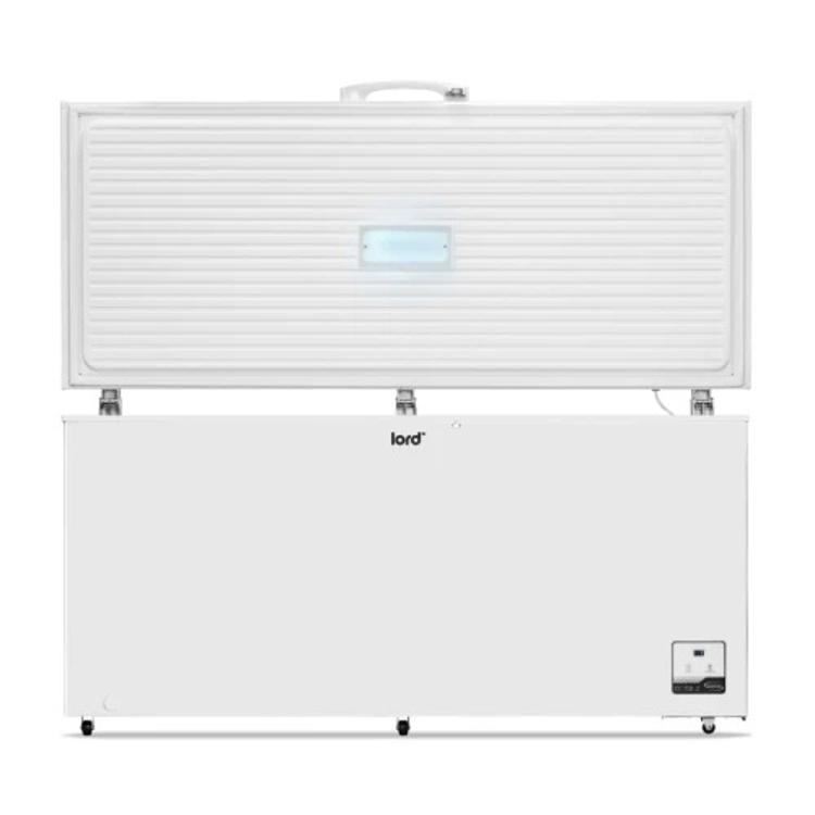 Zamrzovalna skrinja LORD G6, E, 83,5 x 165 x 73,5 cm, 500 L, 22,5kg/24h, bela