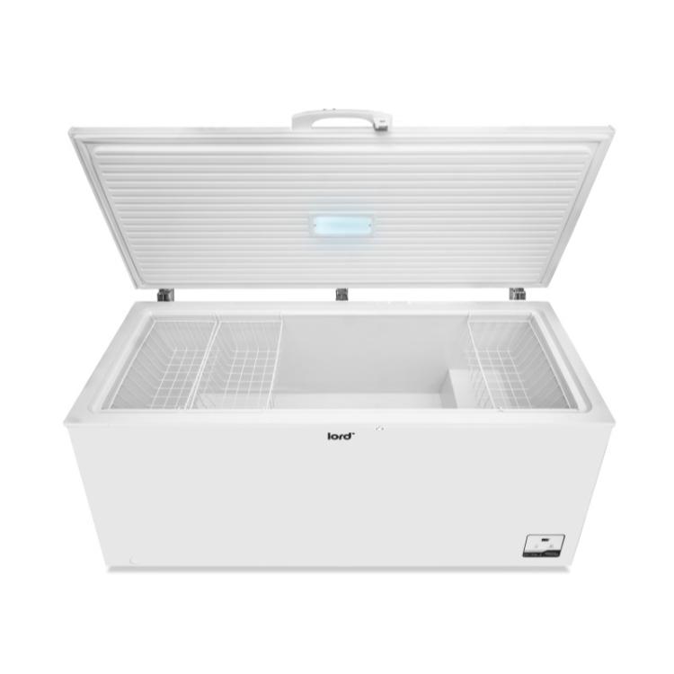 Zamrzovalna skrinja LORD G6, E, 83,5 x 165 x 73,5 cm, 500 L, 22,5kg/24h, bela