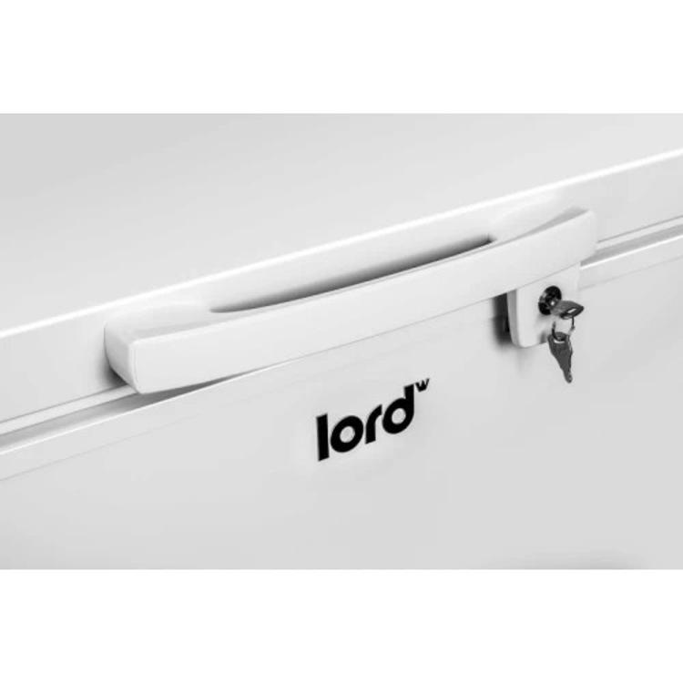 Zamrzovalna skrinja LORD G6, E, 83,5 x 165 x 73,5 cm, 500 L, 22,5kg/24h, bela
