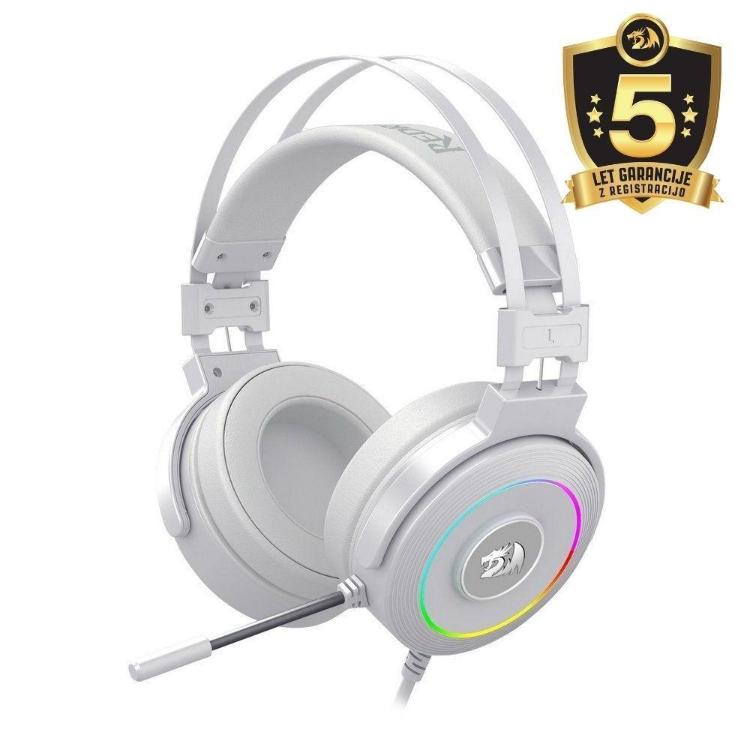 Slušalke z stojalom Redragon Lamia 2 H320-RGB, bela
