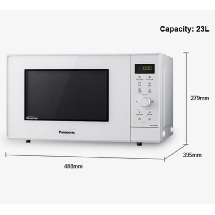 Mikrovalovna pečica Panasonic NN-GD34HWSUG, 23 l, 1000 W