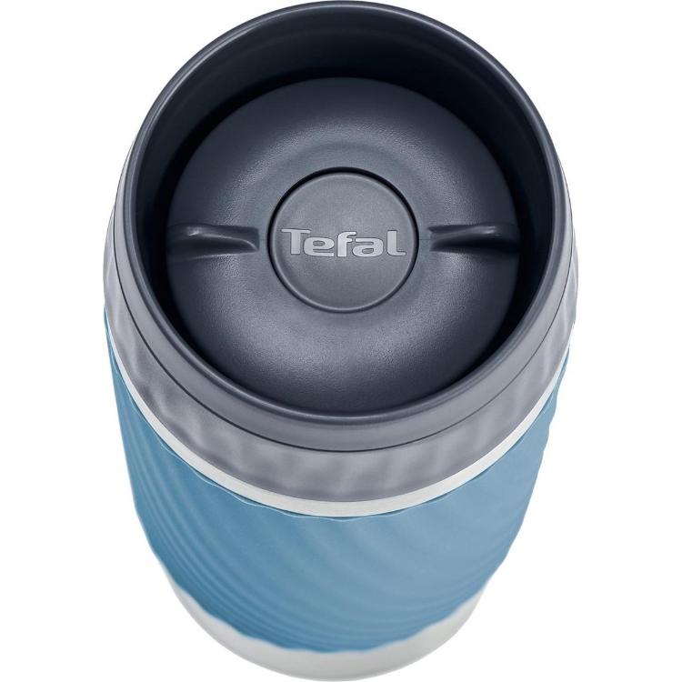 Potovalni termo lonček Tefal Easy Twist N2011810, 0,36 l, modra