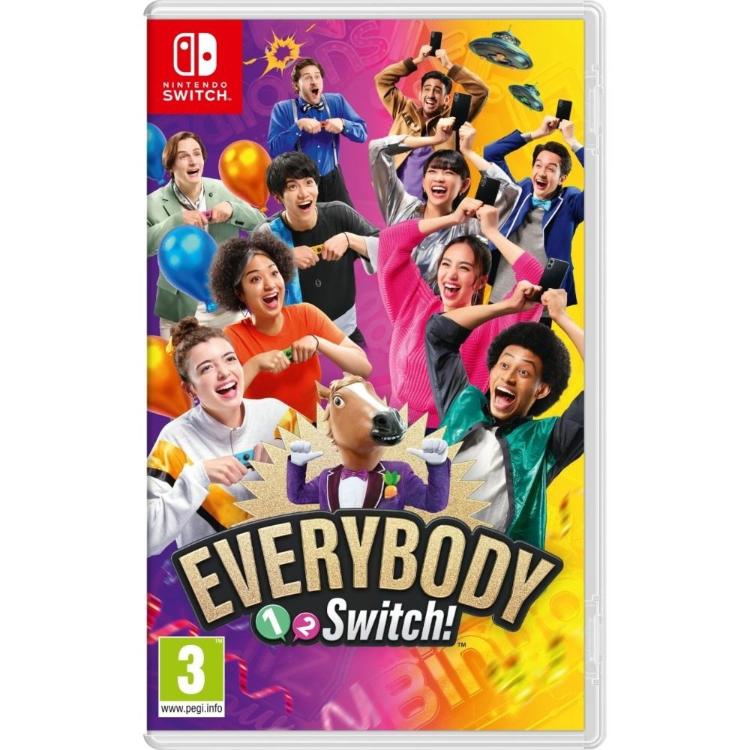 Everybody 1-2-Switch!– zabavna družabna igra, polna hitrih izzivov in smešnih miniiger za vso družino in prijatelje.