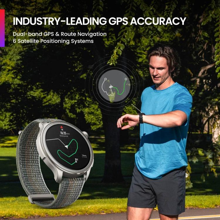 Pametna ura AmazFit Balance, siva