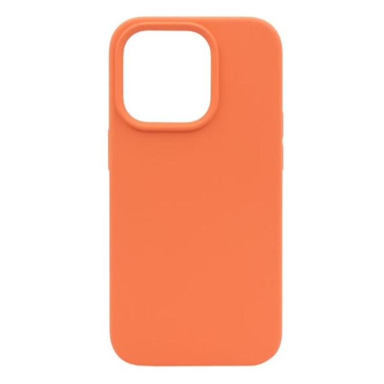 Silikonski ovitek (liquid silicone) za Apple iPhone 14 Pro, Soft, Nectarine