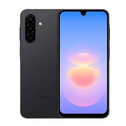 Samsung Galaxy A18 LTE 256 GB v črni barvi, prikazan s sprednje in zadnje strani hkrati.