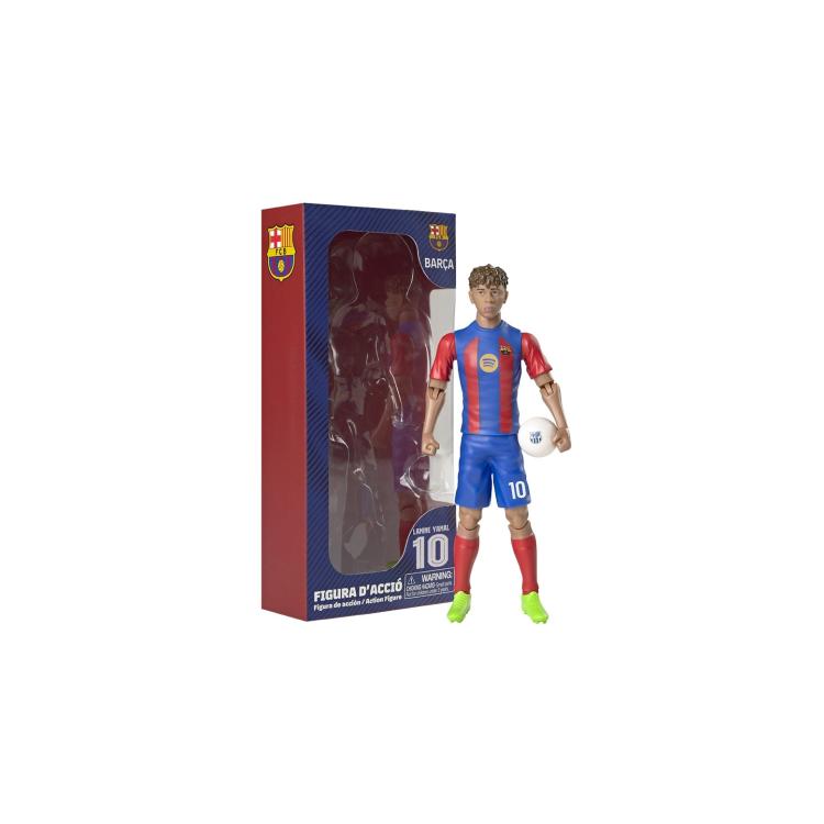 Akcijska figura nogometaša FC Barcelona št. 10 v klubski opremi z žogo, v darilni embalaži, uradni licenčni izdelek.