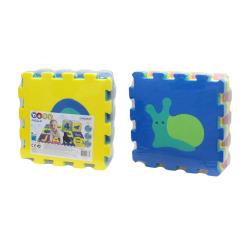 Puzzle- plošče iz pene Unikatoy Baby- živali, 9 kosov