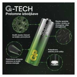 Alkalna baterija GP SUPER AA 12+AAA + 12AA + ventilator