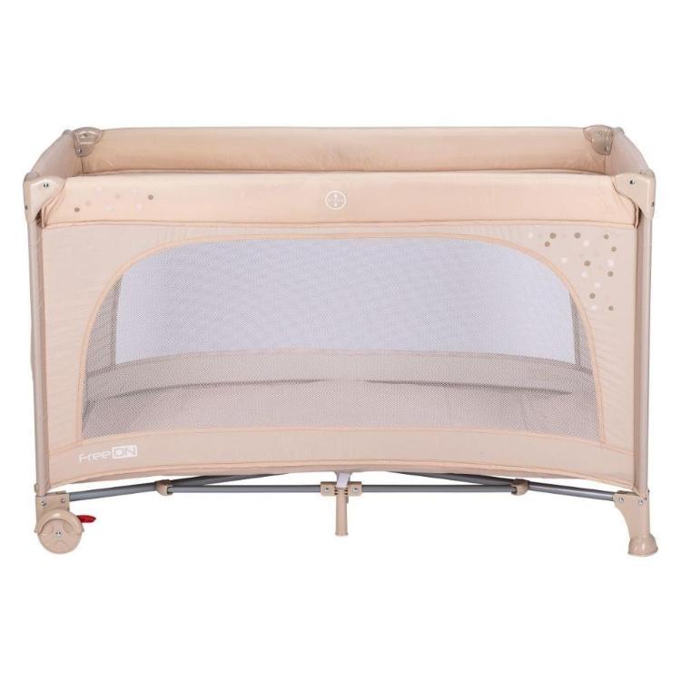 Prenosna postelja FreeON Nook z odprtino beige
