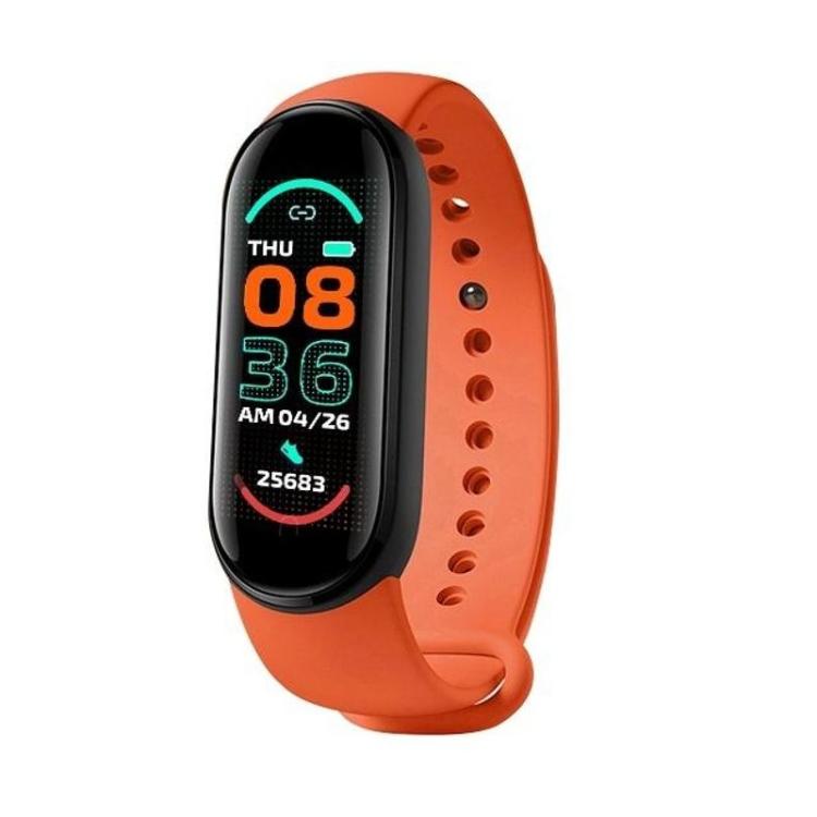 Pametna zapestnica Moye Fit pro M6, oranžna