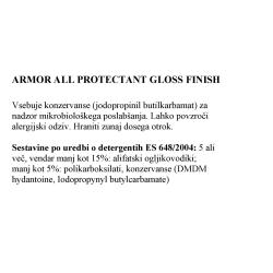 Sredstvo za čiščenje in zaščito plastičnih površin Armor All Protectant Gloss Finish, 300 ml_2