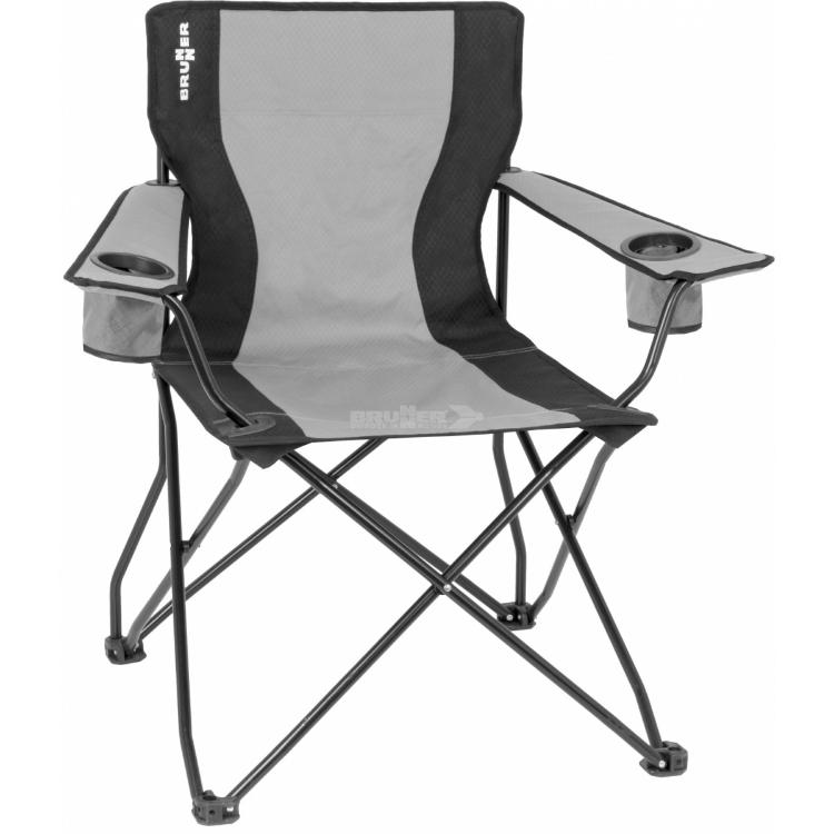 Stol za kampiranje Brunner EQUIFRAME 0404038N.C20, siv