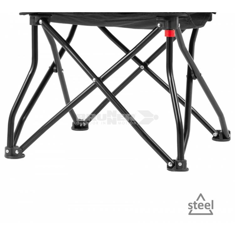 Stol za kampiranje Brunner EQUIFRAME 0404038N.C20, siv