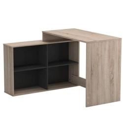 Pisalna miza CORNER hrast + črna_1