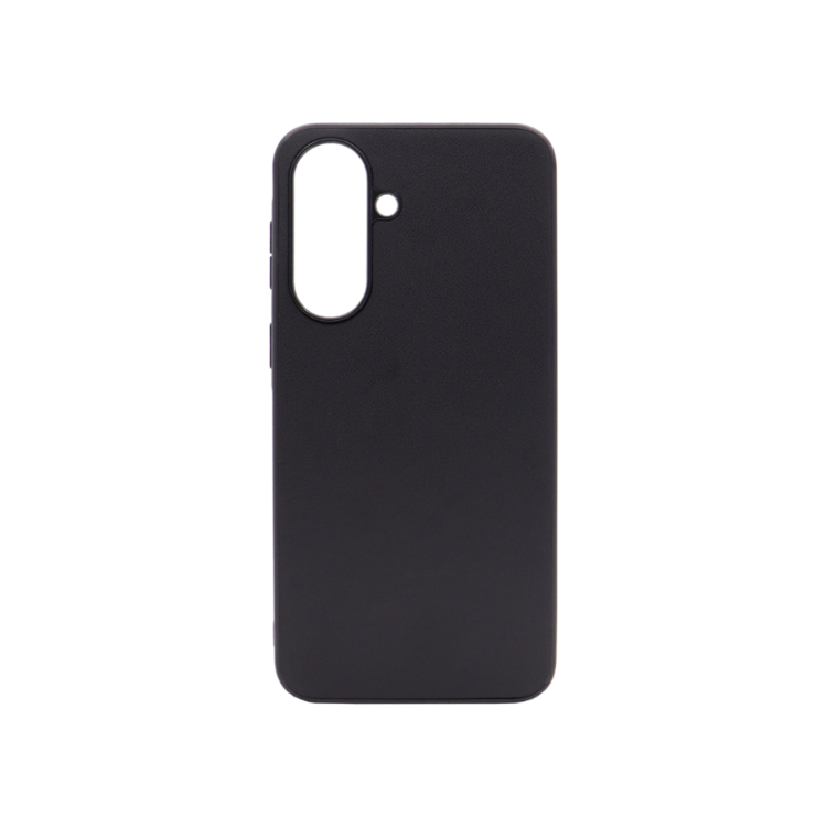 Gumiran zaščitni ovitek za Samsung Galaxy A37 5G v črni barvi.