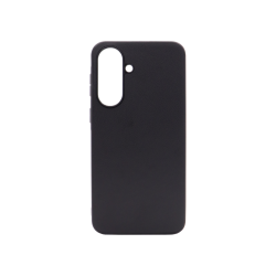 Gumiran zaščitni ovitek za Samsung Galaxy A37 5G v črni barvi.
