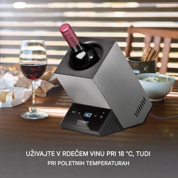 Copilot said: Hladilnik za eno vinsko steklenico omogoča uživanje vina pri idealni temperaturi skozi vse leto.